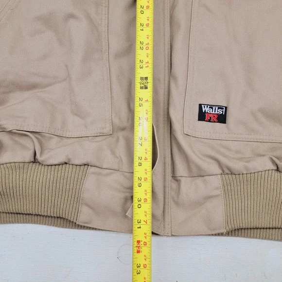 WALLS FR Flame Resistant‎ Itex Insulated Work Jacket Coat Heavy Beige Mens 5XL - Picture 16 of 16